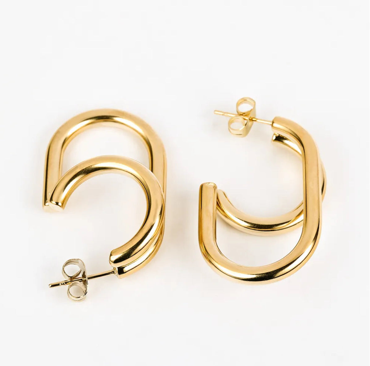 The penny earrings