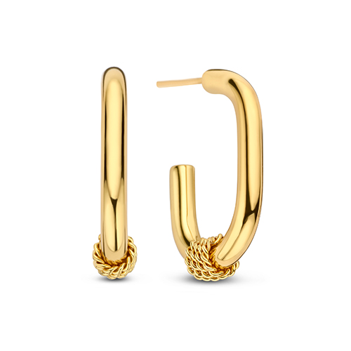 The square earrings