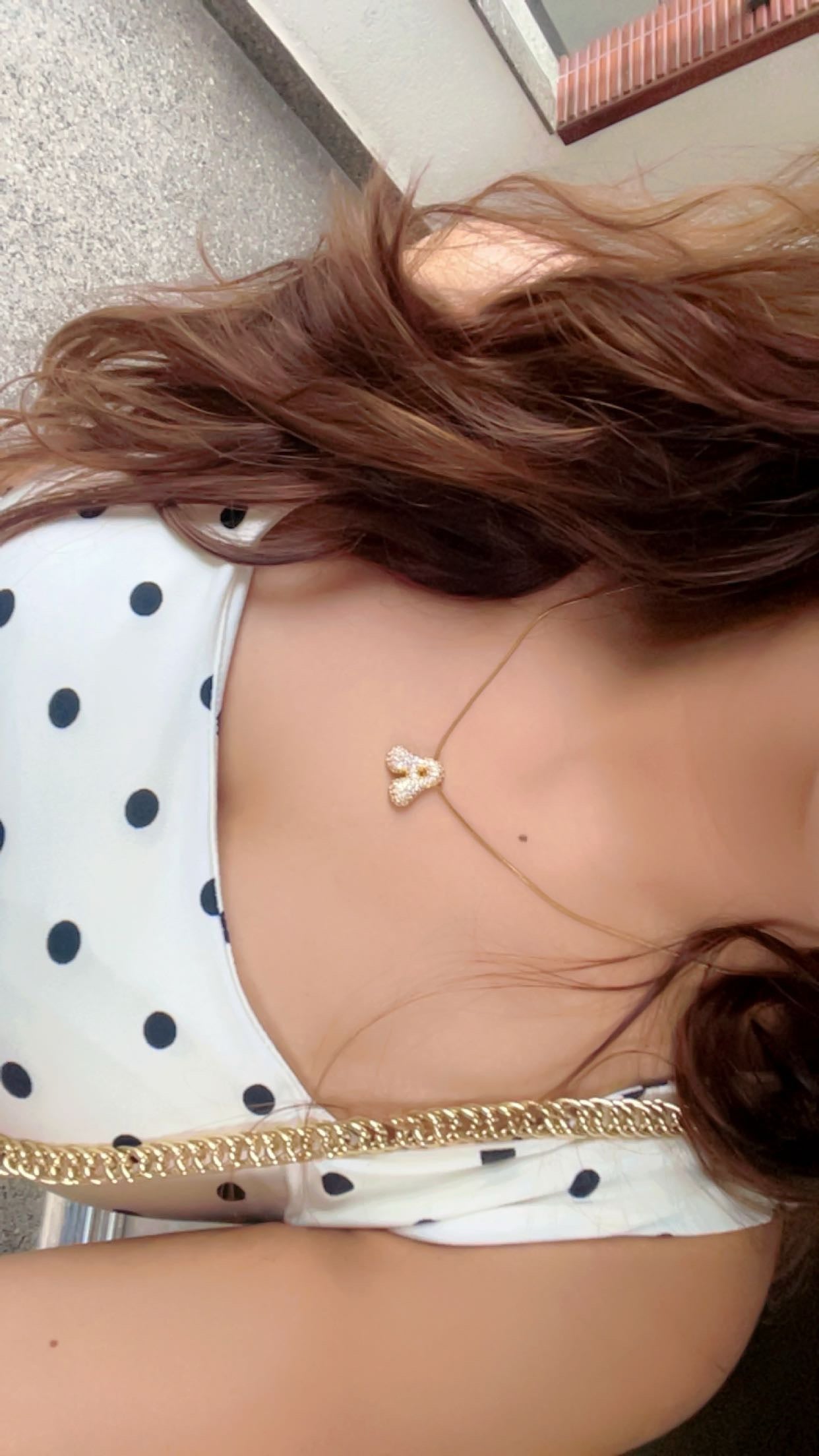 Iced initial necklace