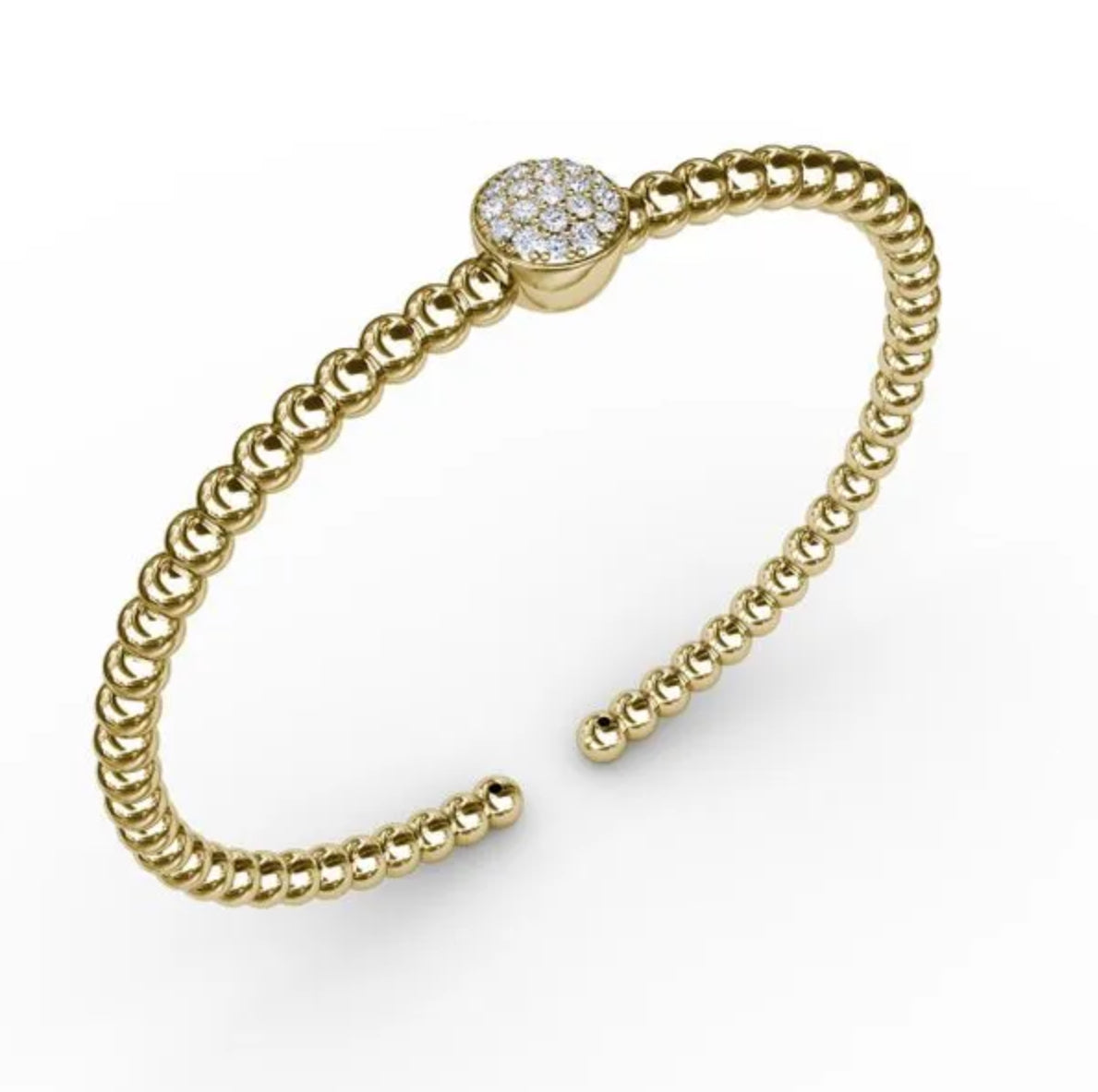 Bold beaded bangle