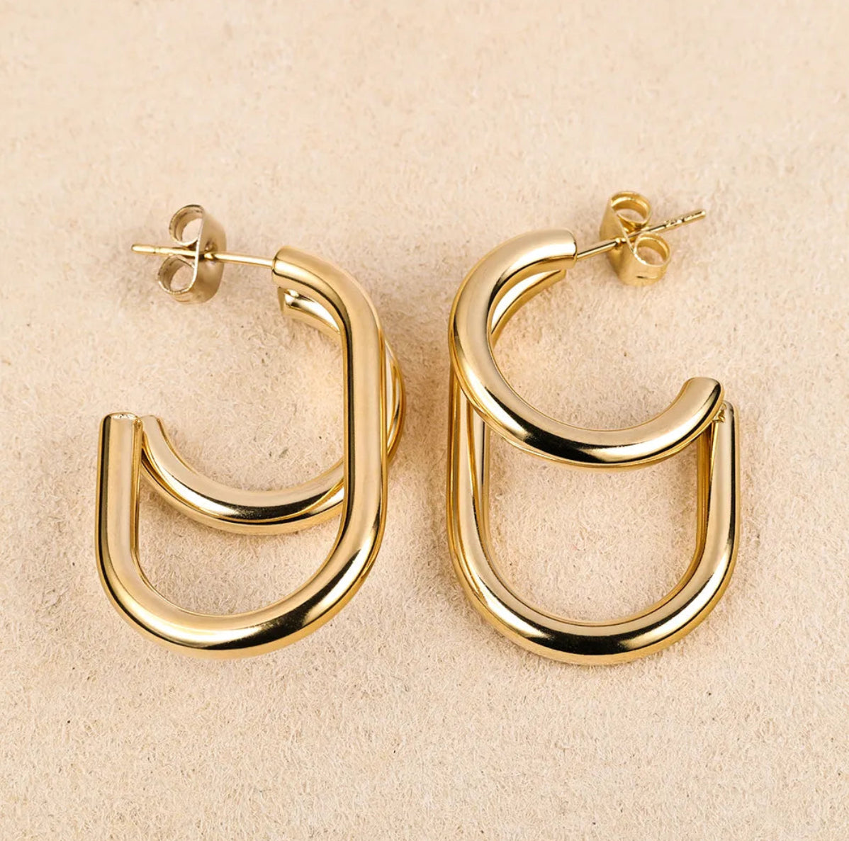 The penny earrings