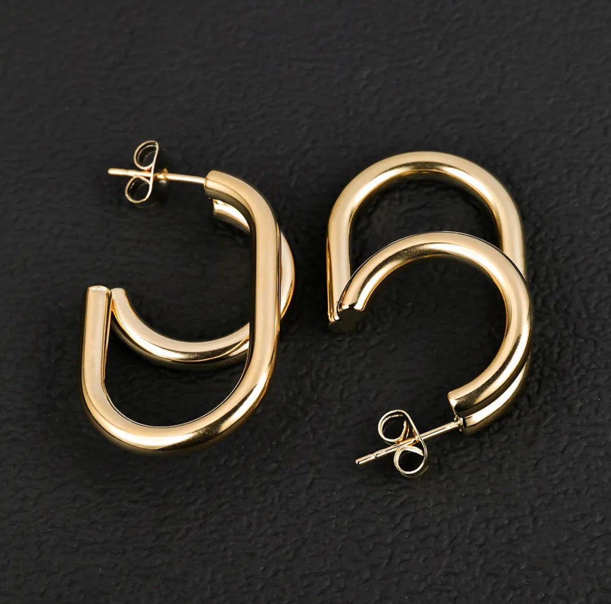 The penny earrings