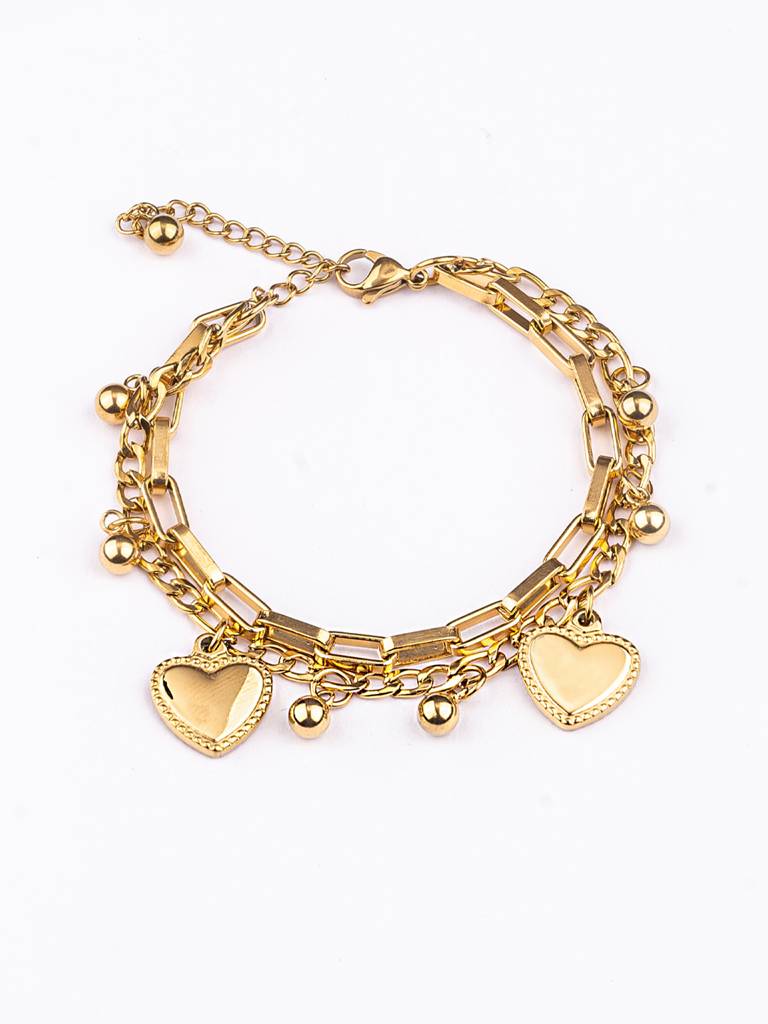 Heart on my sleeve bracelet