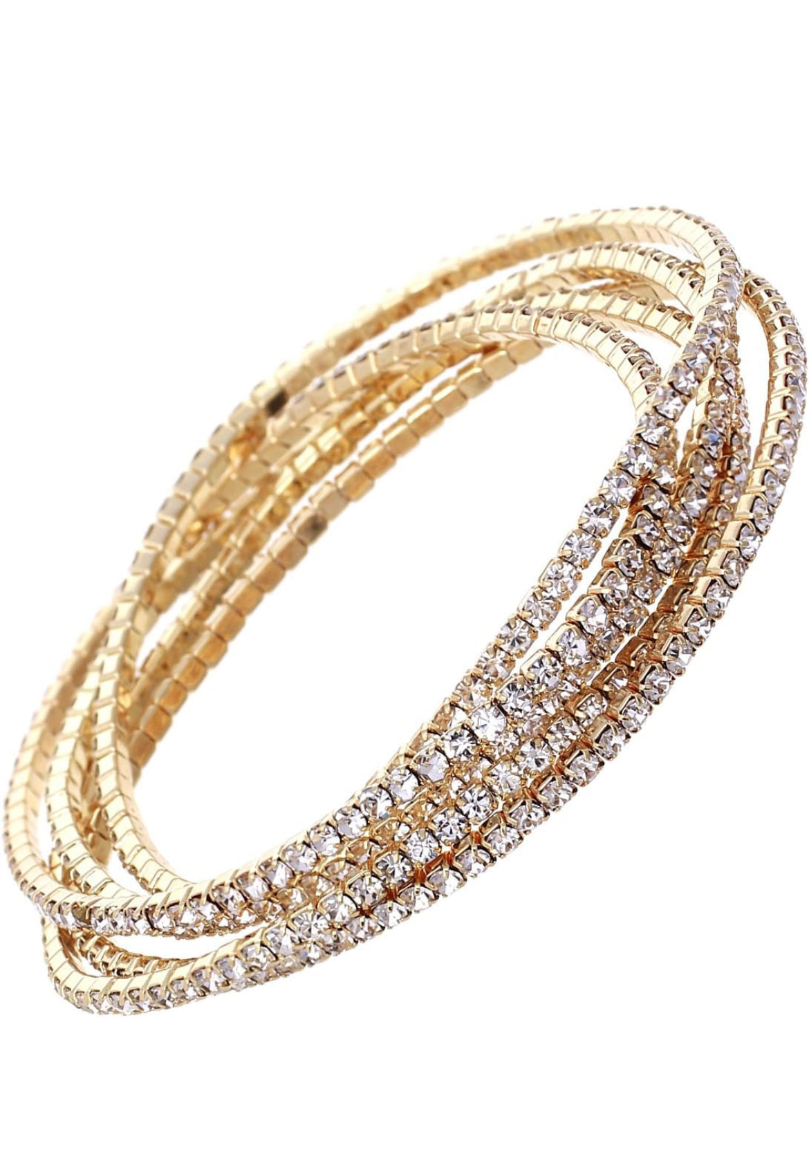 The tennis stack (gold stack of 12)