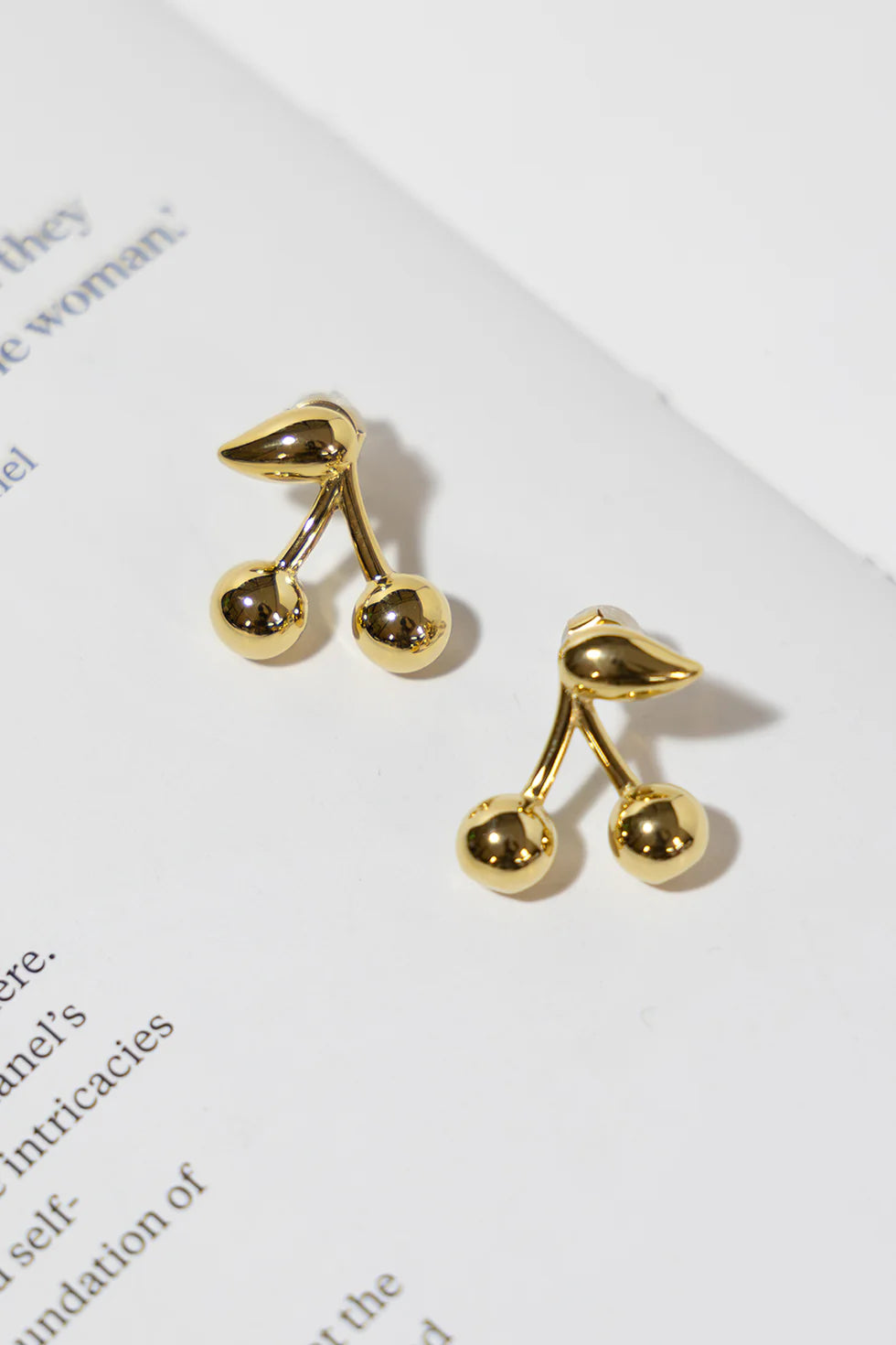 The cherry earrings