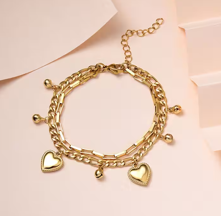Heart on my sleeve bracelet