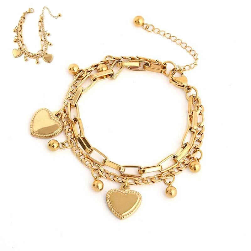 Heart on my sleeve bracelet