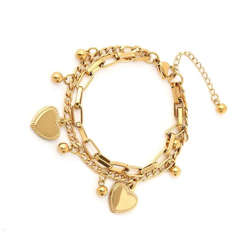 Heart on my sleeve bracelet