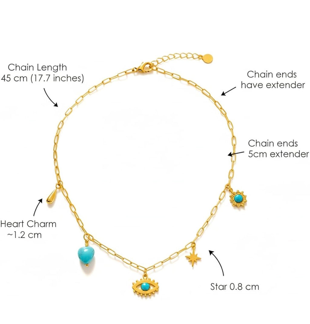 The charm necklace