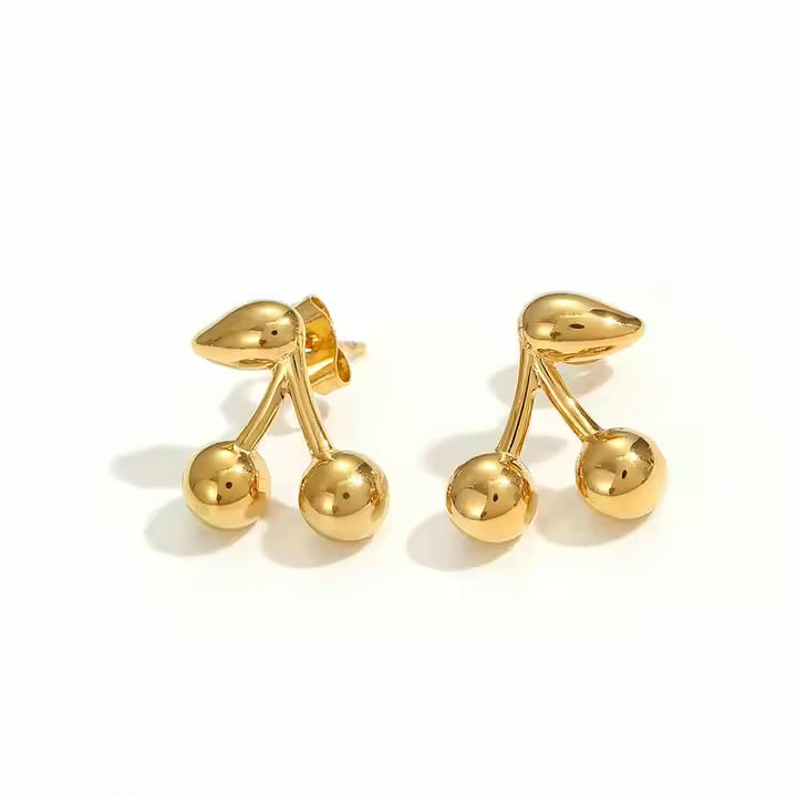 The cherry earrings