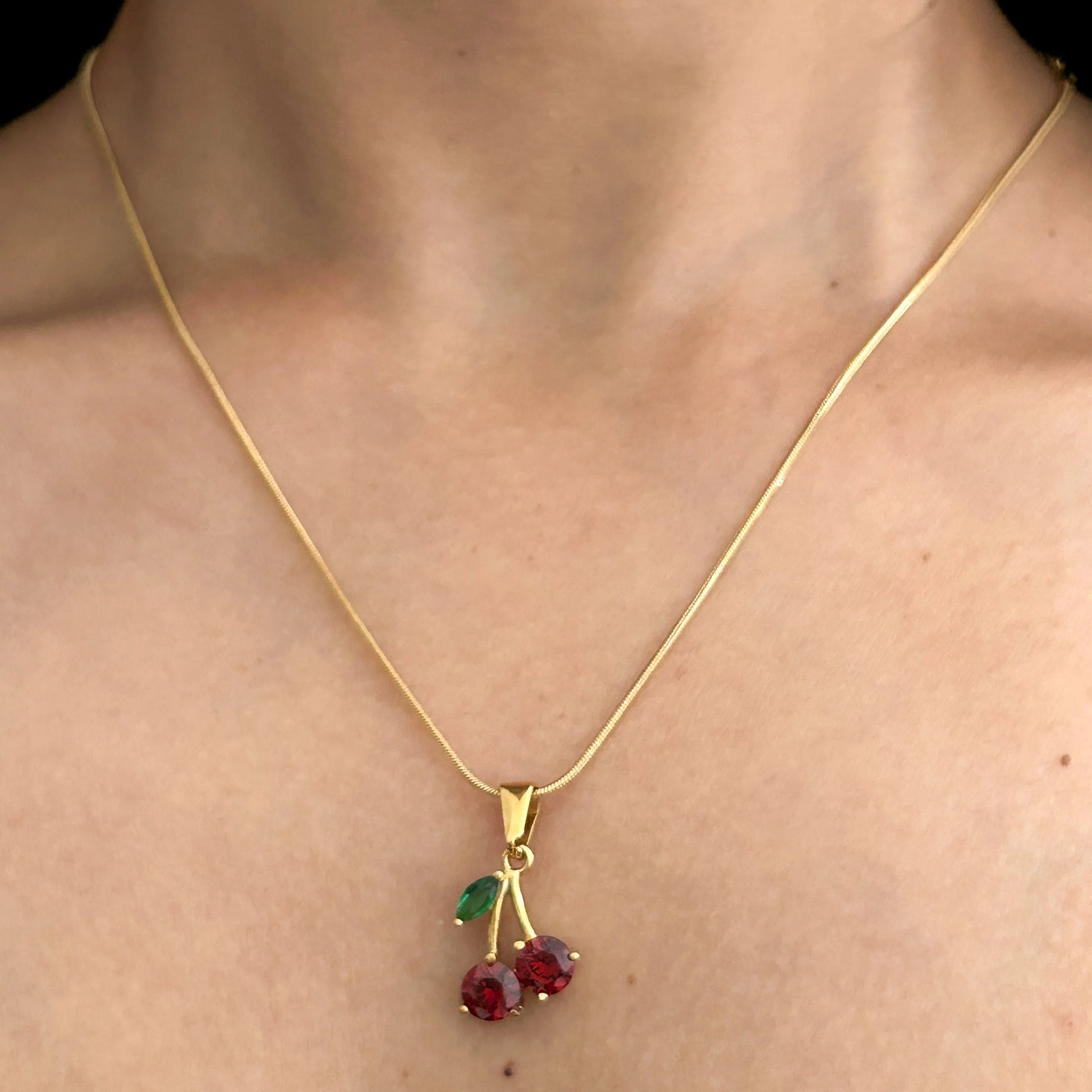 The cherry bomb necklace