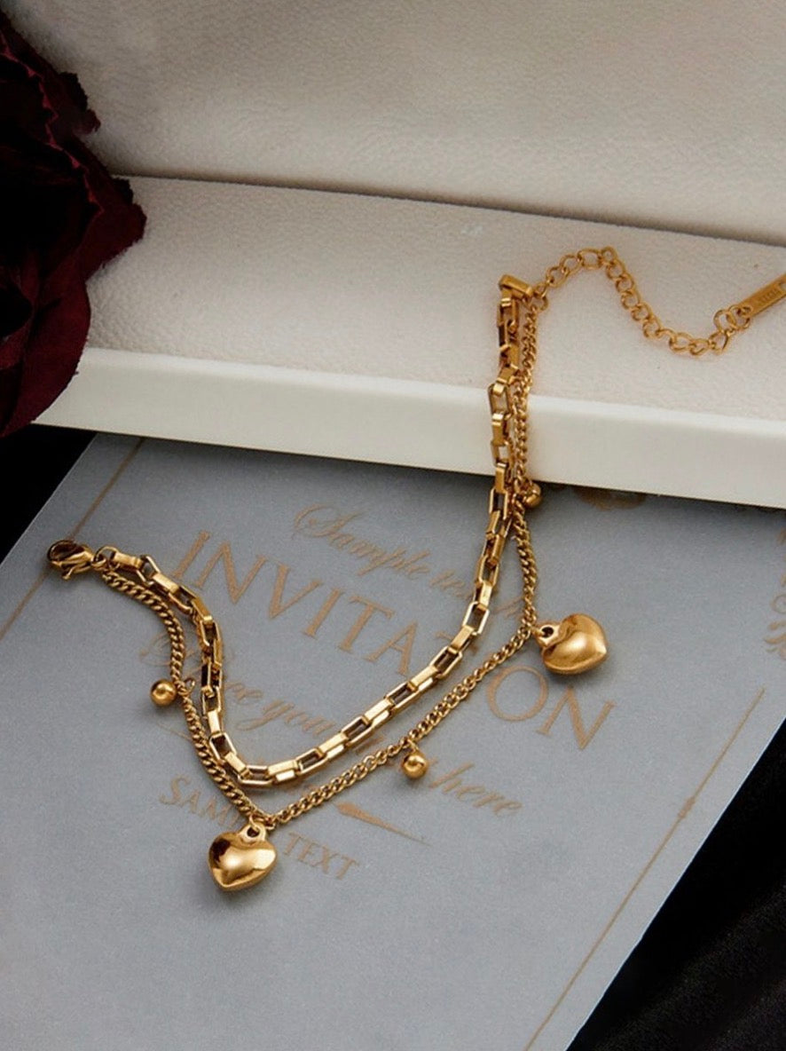 The mini heart bracelet