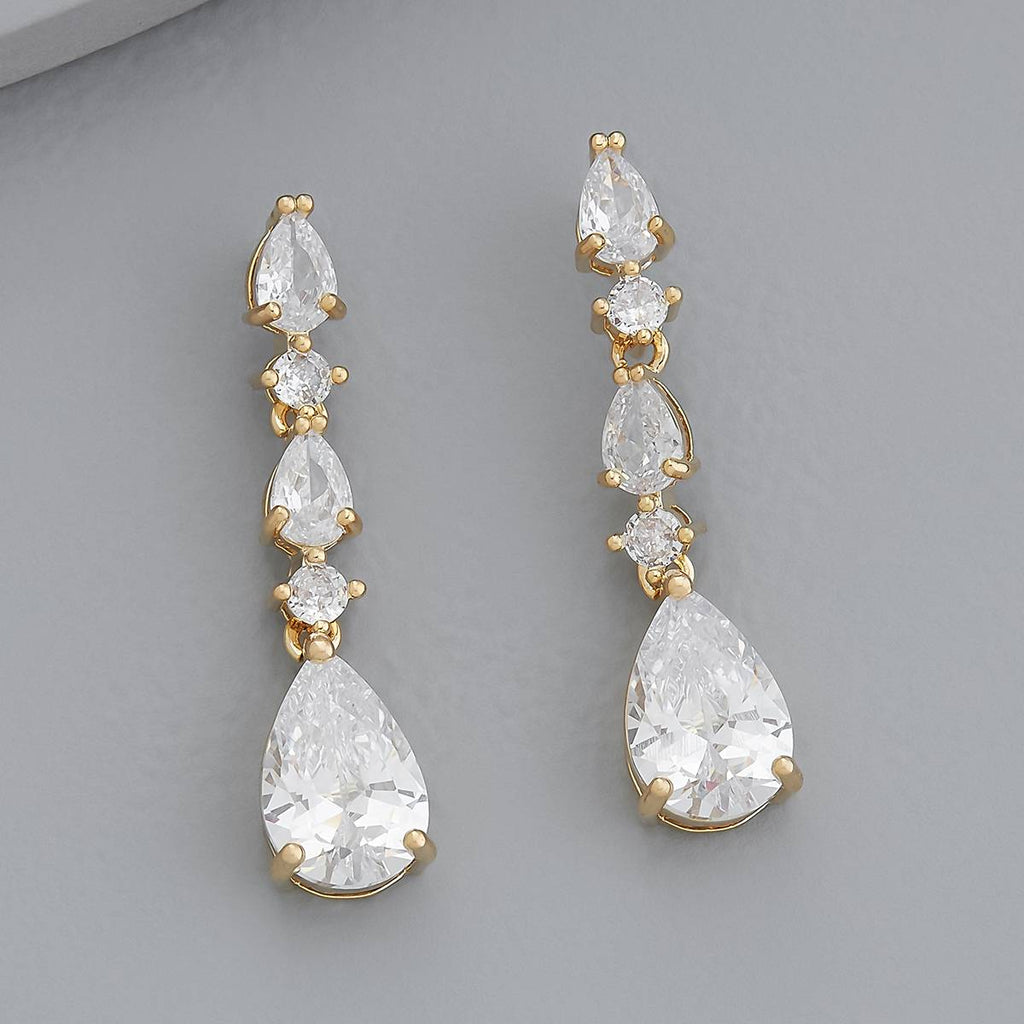 The diamond drop earrings