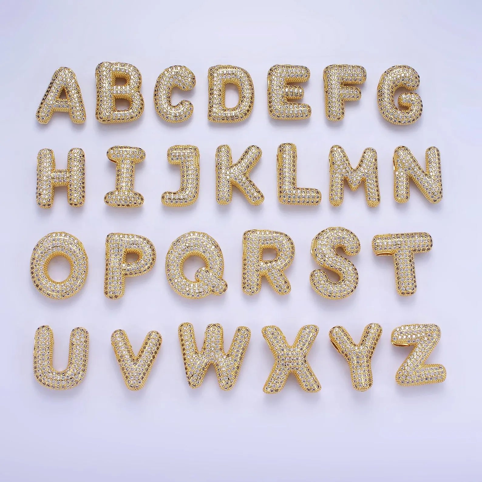 Letter charm necklace