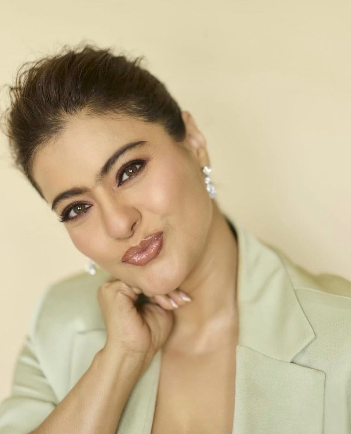 The diamond drop earrings