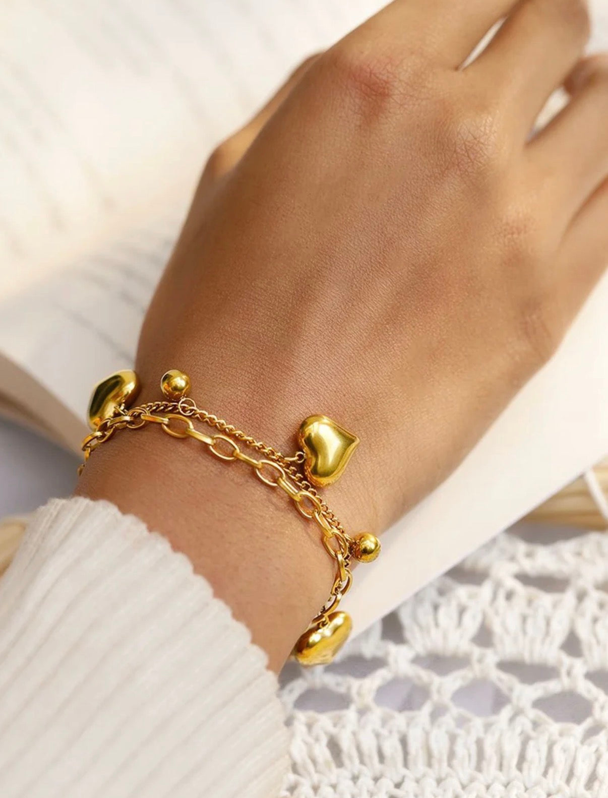 The mini heart bracelet