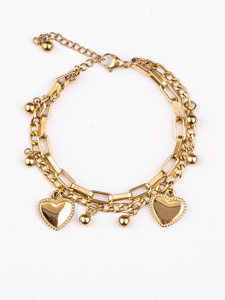 Heart on my sleeve bracelet