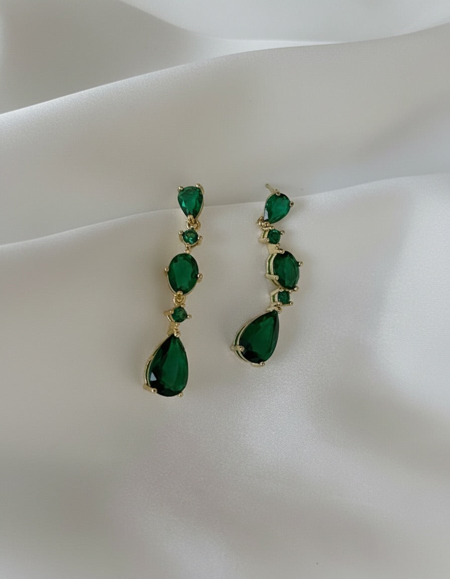 The diamond drop earrings