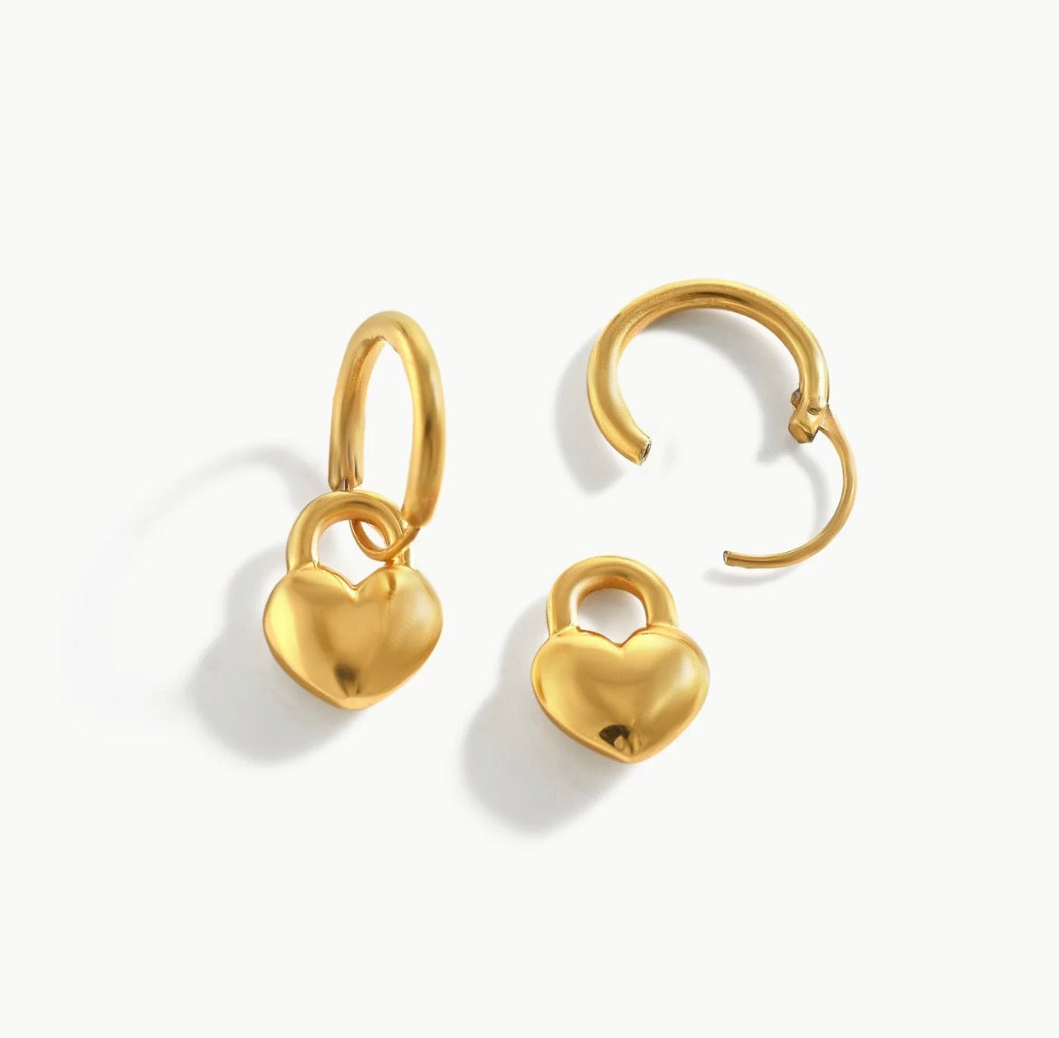 Lock n love earrings