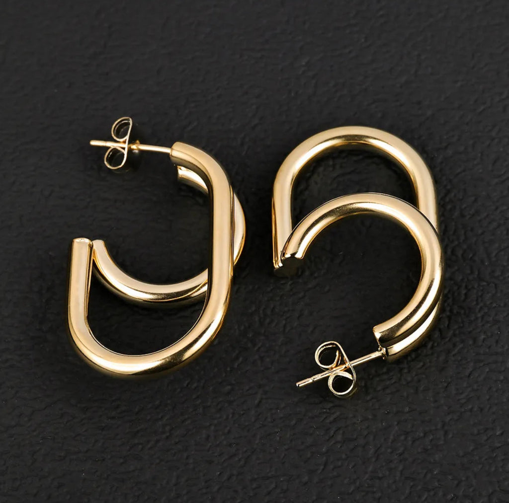 The penny earrings