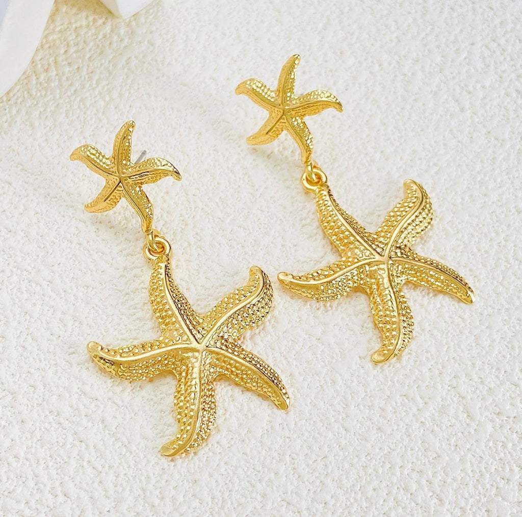The starfish earrings