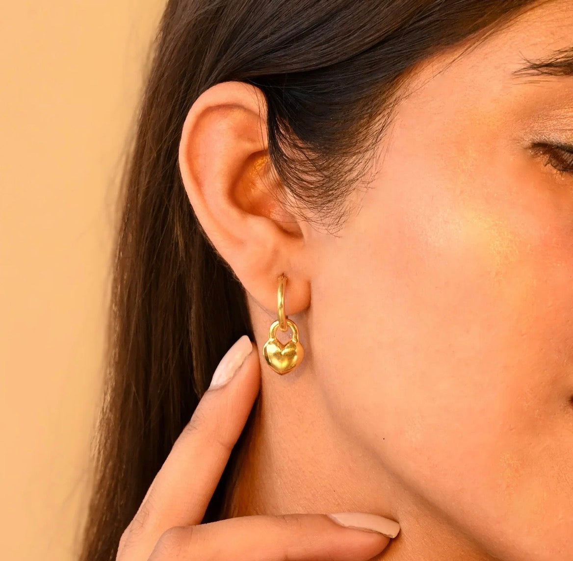 Lock n love earrings