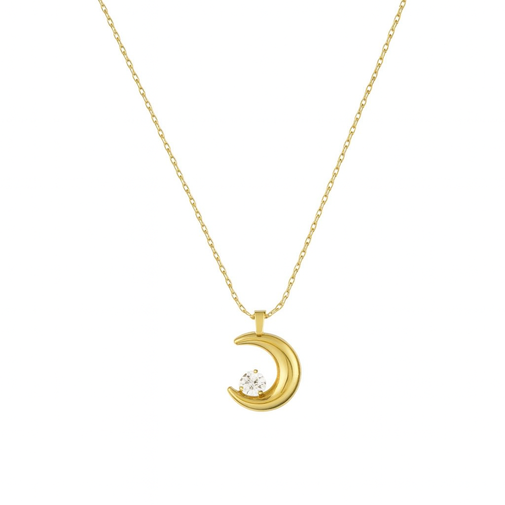 Moon-child necklace