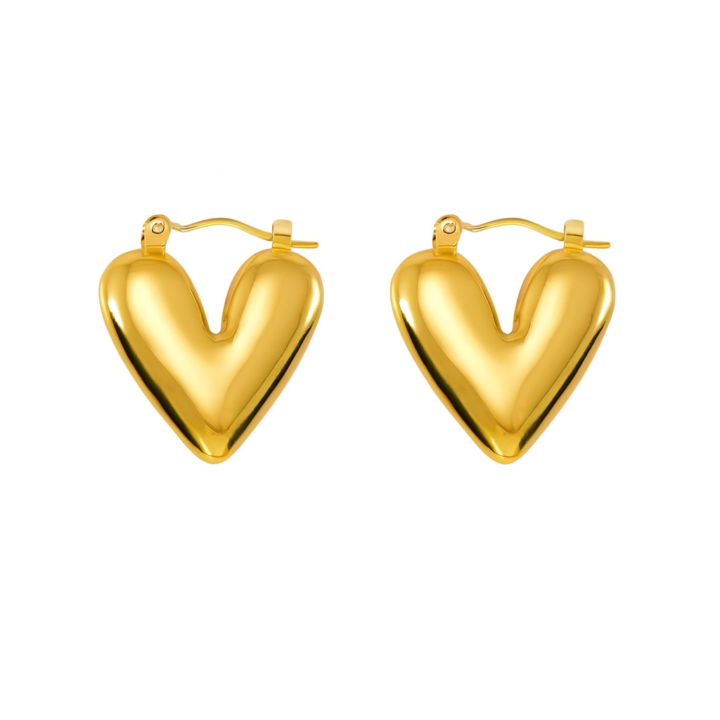 The Cupid Earrings-18K gold-plated