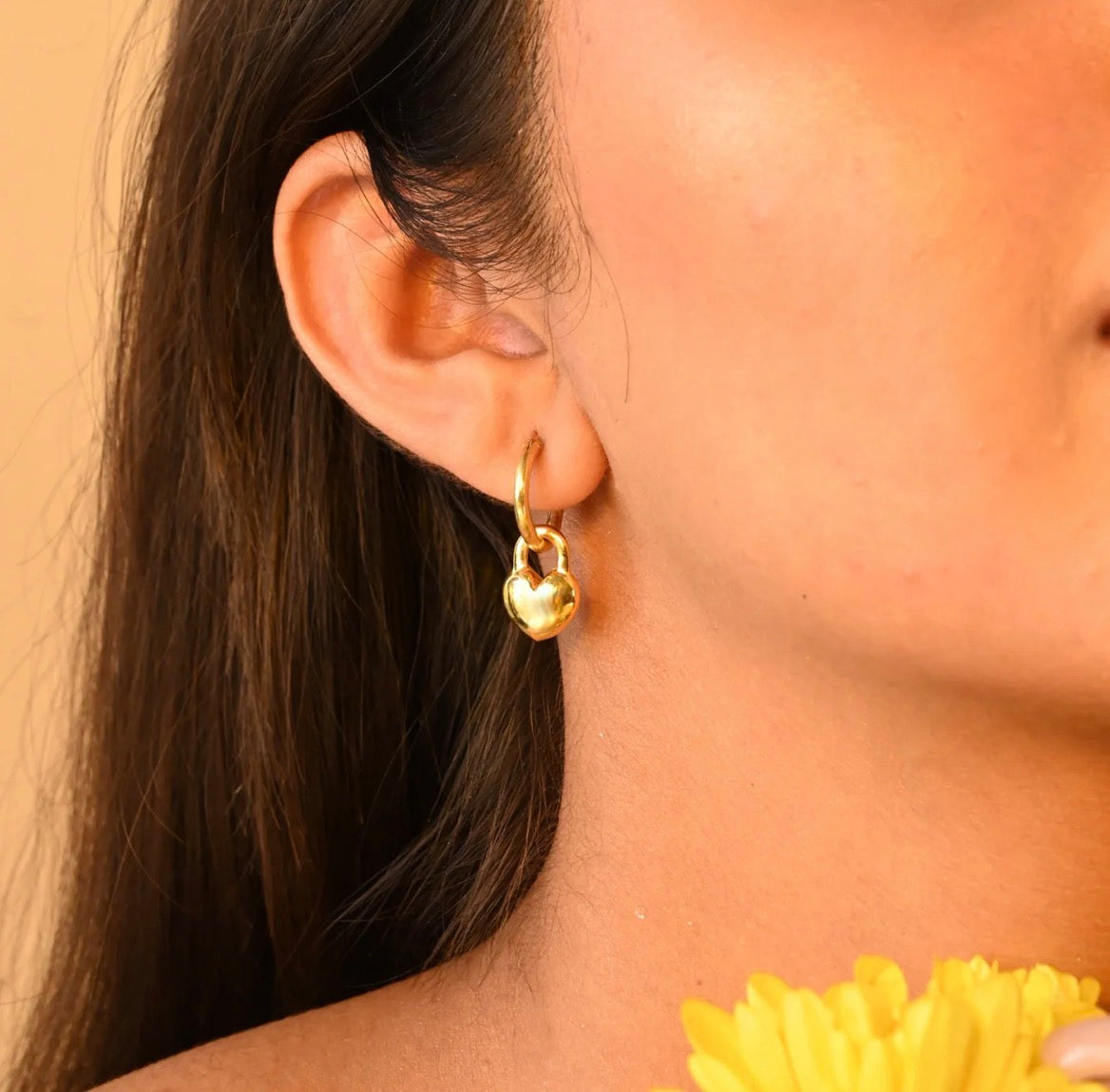 Lock n love earrings