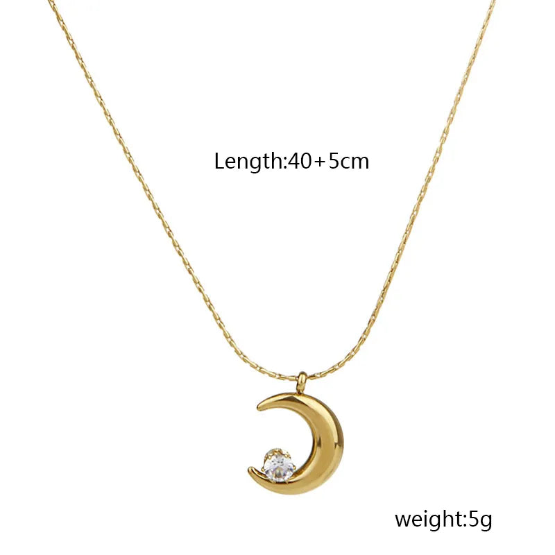 Moon-child necklace